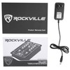 Rockville RDJ3BT 2 Channel DJ Mixer with USB, Bluetooth, Talkover,