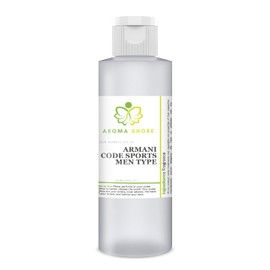 Aroma Shore Perfume Oil - Our Impression Of and compatible with A'Rmani Code Sports Men Type, 100% Pure Uncut Body Oil Our Interpretation, Perfume Body Oil