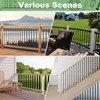 TOCRETOARE 50 Pack 36" Aluminum Deck Balusters, Balusters for Deck