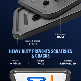 EWAY Rear License Plate Frame Bracket Holder Mount for Land Rover 10-13 Range Rover Sport, 05-09 LR3, 10-16 LR4, 08-15 LR2, 12-17 Evoque, License Plate Tag Frame Holder Trunk Mount, Replace# LR019327