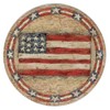 Thirstystone Americana Natural Sandstone Coaster 4 Pack Eco-Friendly, Absorbent, Easily