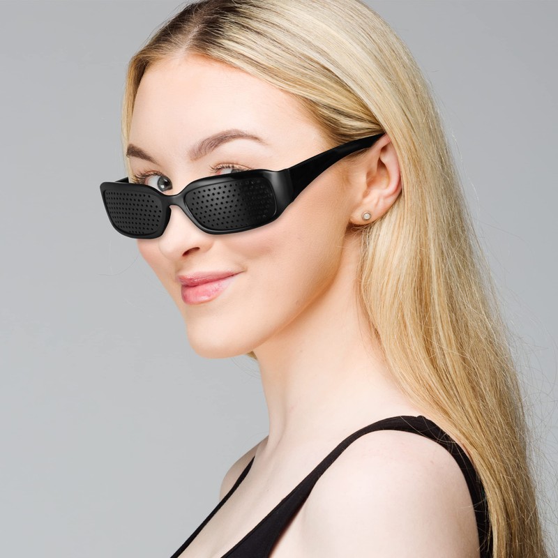 welsberg Pinhole Perforated Glasses for Eye Training and Visual Quality