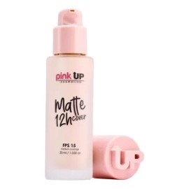 Pink Up Base Maquillaje Liquido Matte 12h Cover Cob. Media