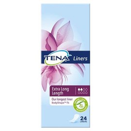 3 PACK OF Tena Liners Extra Long Length 24 Pack