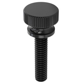 Nylon Thumb Screws, #8-32 Thread (10, Black, 3/4")