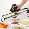 Stainless Steel Mandoline Slicer with Blades, Gloves, Vegetable Julienne Slicer