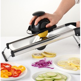 Stainless Steel Mandoline Slicer with Blades, Gloves, Vegetable Julienne Slicer