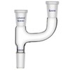 Labasics Borosilicate Glass Distillation Adapter, 3 Way Claisen Distilling Adapter
