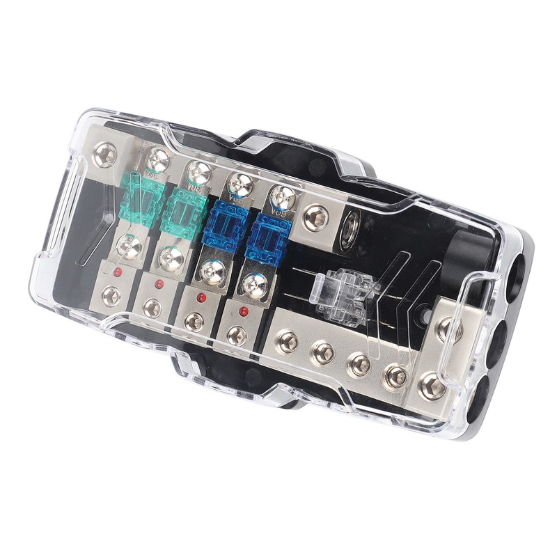 Fuse Box Car Audio Stereo MultiFunctional 4 Way Distribution Holder