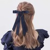Totelux Bow Hair Clips Hair Ribbon Ponytail Holder Silky Satin