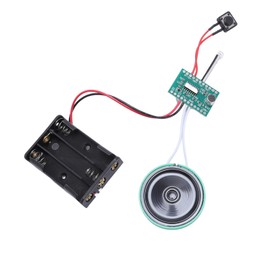 Generic Programmable Sound Recorder Module, 4 Minutes Recordable Sound Chip, Music Voice Recording Player Board with Speaker, for DIY Birthday Present Card