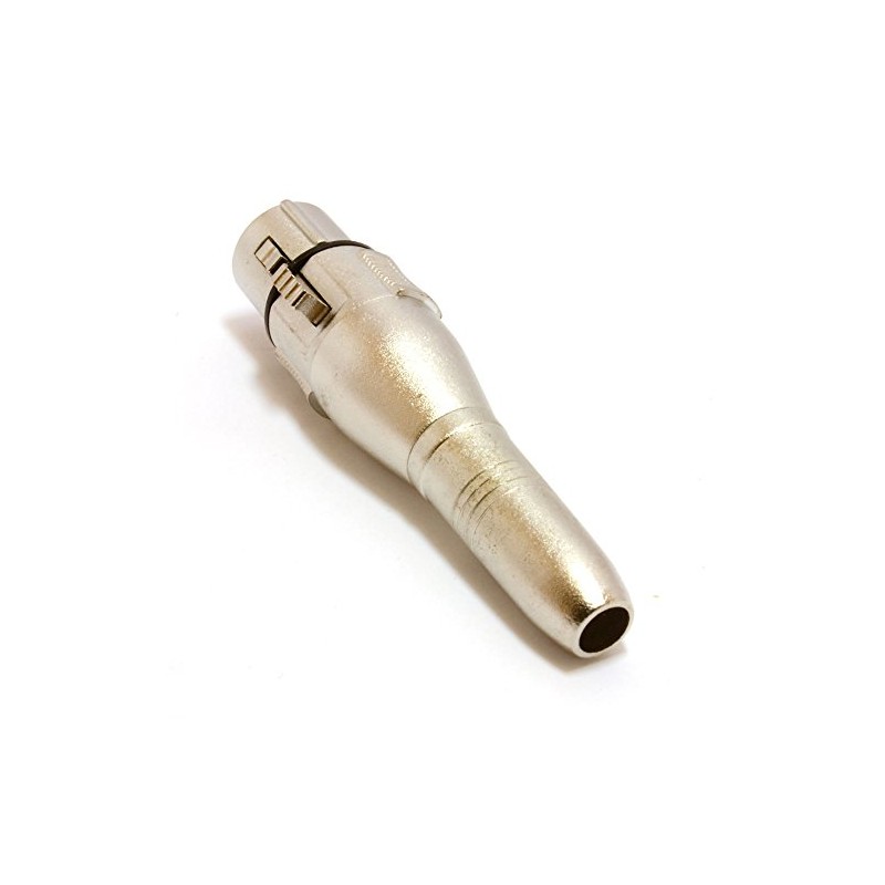 kenable XLR Female Holes to 6.35mm MONO Jack Socket Adapter
