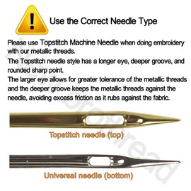 New brothread Brothread - Kit de 21 hilos metálicos para máquina de bordar, 500 m (550 Y), cada carrete para bordado computarizado y costura decorativa