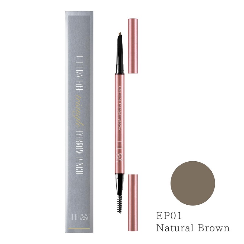 "ILM Ultra Fine Triangle Eyebrow Pencil" with an ultra-fine triangular