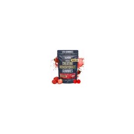 Gomitas Monohidrato Creatina 5000mg Sabor Fresa 120 Veganas Sin Gluten