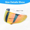 RIDLOG HJ-34P Visor- C10 Helmet Visor Shield Replacement UV Protection