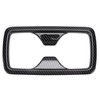 Rear Water Cup Holder Panel Frame Trim Carbon Fiber Style
