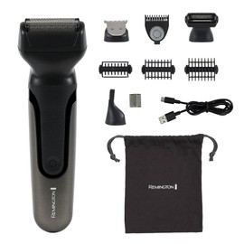 Remington ONE Shave & Groom Multi-Tool Electric Razor for Men, Foil Shaver with 4 Full-Size Attachments & 5 Adjustable Combs for Beard, Face & Body Grooming