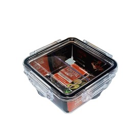 gotman Airtight Food Storage Container - Tritan 100% | BPA-Free Vegetable Organizer Boxes | Microwave & Freezer Safe Food Containers with Lid (26.4 OZ, 1 Container + 1 Lid + 2 Removable Boxes)