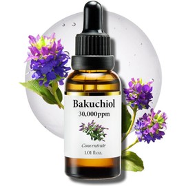 Aceite de Bakuchiol Orgánico Prensado en Frío 30.000 PPM, Sérum Facial Antienvejecimiento Avanzado 2026, Cuidado de la Piel Hidratante y Reafirmante con Ingredientes Naturales, (2PCS)