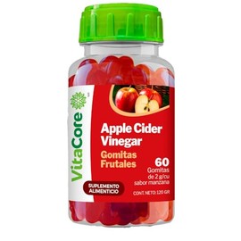 Gomitas de Vinagre de Manzana  60 piezas  Suplemento Alimenticio                                                                                      
