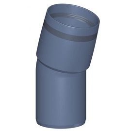 PoloPlast Polo Kal XS Elbow DN 50, 15 Degrees