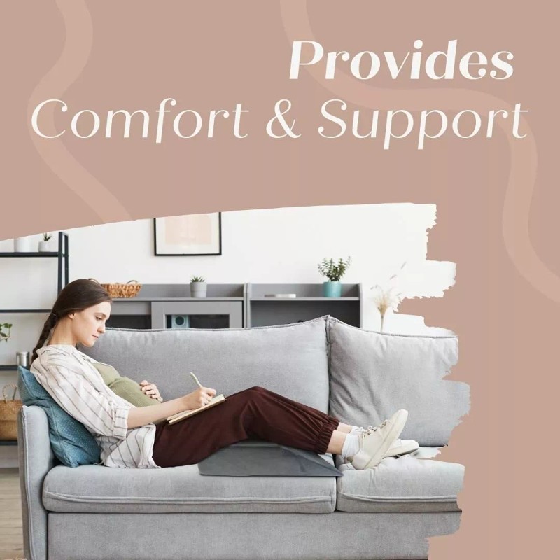 Trickonometry Leg Elevation Pillow with Memory Foam and Wash_