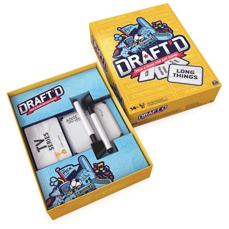 Draft’d, a Drafting Game for Everyone, Party Game, Night Game