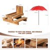 Gnodary Squirrel Feeder with Umbrella, Squirrel Feeders for Outside, Squirrel