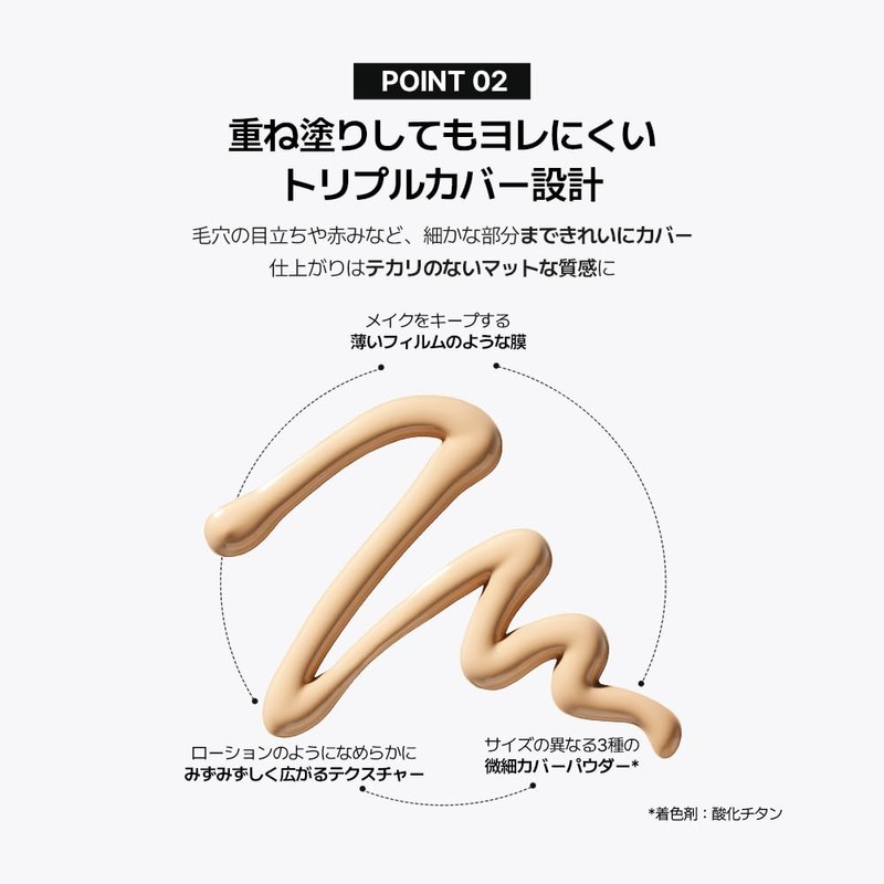 VDL Cover Stain Perfecting Concealer V02 No. 21 Unbreakable Stains