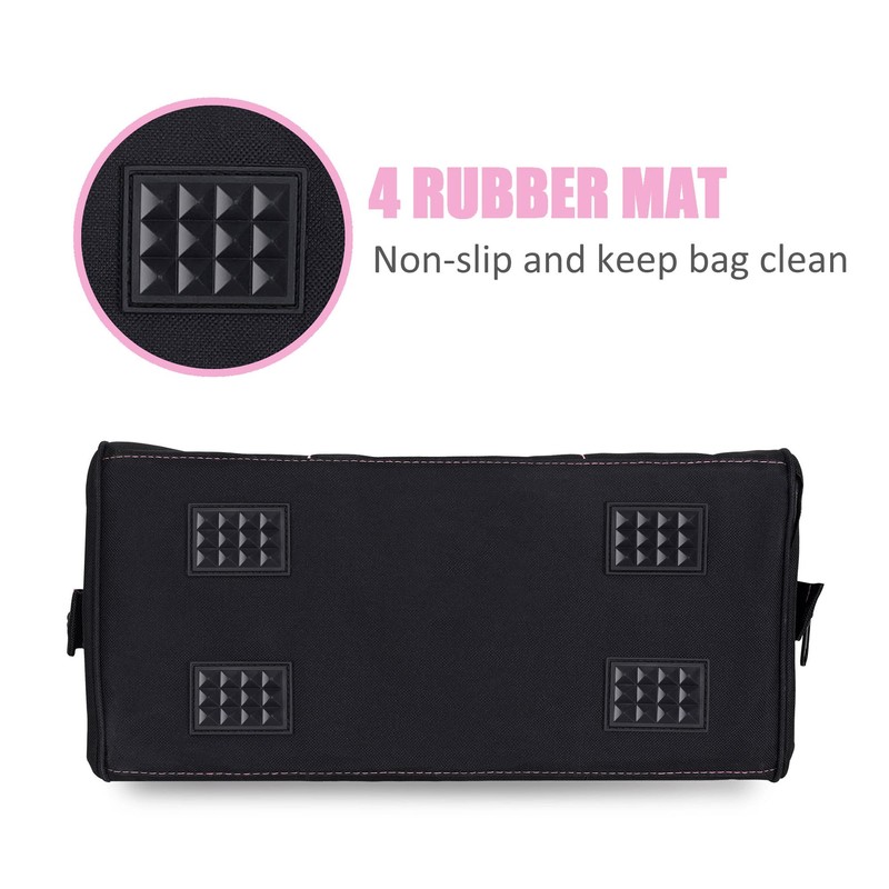 FASTPRO 14-Inch Pink Tool Bag for Women, Zip-top Wide Mouth