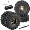 BRCatWPark 1.0 Beadlock Wheel and Tires with Adjustable Offset for