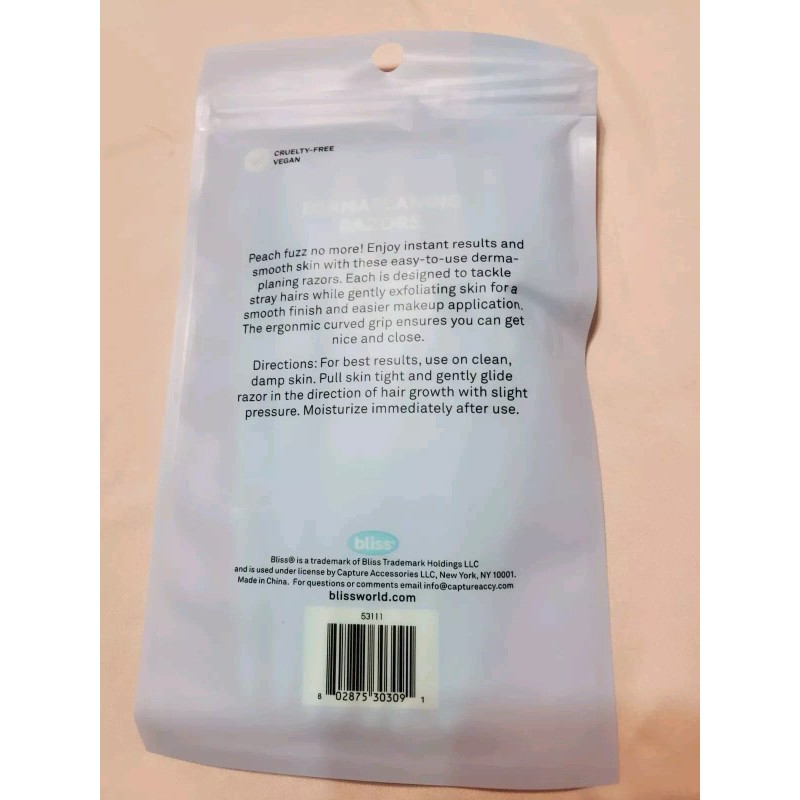 Bliss Dermaplaning Razors 12 Pack - Green - Shave Hair