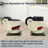 YuYBrightmi 4 Pcs 40F Leveling Machine Caster, Top Plate Leveling