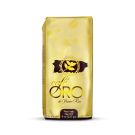 Deluxe Puerto Rican Coffee Selection | Premium Pack of 4 - 8oz Assorted Ground Coffee | Cafe Crema, Cafe Oro, Cafe Rico, Cafe Yaucono | Includes El Pantry Coffee Wooden Spoon