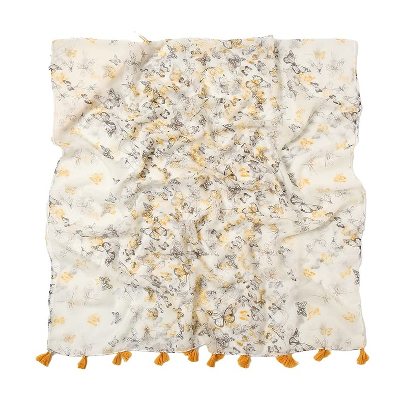 MAIRY Shawls and Wraps Tassel Scarf Women Ladies Girls Scarves