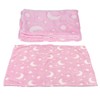 1.5x2m Luminous Blanket Double Side Flannel Star Moon Design Soft