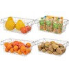 SANNO Chest Freezer Basket Stackable Baskets, Pantry Storage and Organization