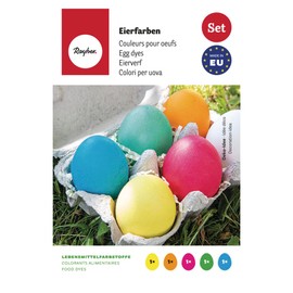 Egg Colours Set of 5 Colours, Food Dyes, Colourful