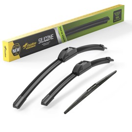 Raidbee® Silicone Windshield Wiper blades 3 pack Replacement for SUBARU Outback 2015-2019 SUBARU Outback 2014-2018 All-Season Silicone Windshield Wipers 26" 17" 14"