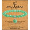 MAIBAOTA Green Aventurine Bracelet, 8 mm Healing Crystal Beaded Bracelet