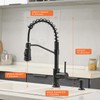 Smart Touchless Kitchen Faucet with Pull-Down Sprayer
