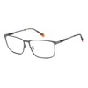 POLAROID Model PLD D494/G Men's Rectangular Metal Eyeglass Frame (Includes