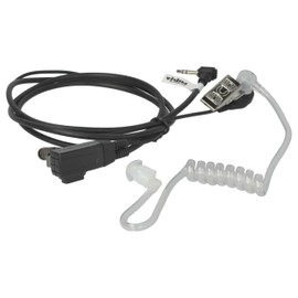 vhbw Headset Compatible with Motorola T6500, T6412, T6320, T6312, T6400, T6322, T6300, T6510, T6310, T6300AA, T6500AA Radio - Black