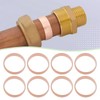 VGOL 20pcs 22mm Copper Compression Olives Compression Sleeves Ferrules Suitable