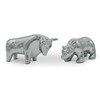 FeinKnick Ceramic Sculpture Bull and Bear - Office Decorative Figures