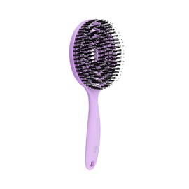 T4B ILU Lollipop Candy Professional Round Detangling Hairbrush (Purple)