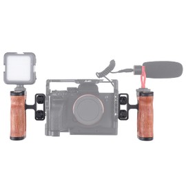 Hersmay Universal Mini Side Grip for Camera Cage with 1/4 Inch / 20 Screws for Camera Cage Pack of 2