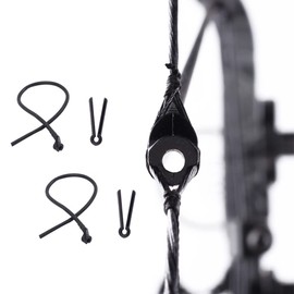 SOPOGER Archery Peep Sight 3/16 Tube for Compound Bow With Buckle - Hunting Shooting Target Accessories (2 Pcs)