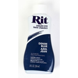 Rit Dye Liquid Fabric Dye, 8-Ounce, blue(3 Pack)